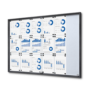 8596052168697 - Schaukasten SLIM grau 18x DIN A4 8596052168697 Showdown Displays 8596052168697 - Schaukasten SLIM grau 18x DIN A4 8596052168697 Showdown Displays