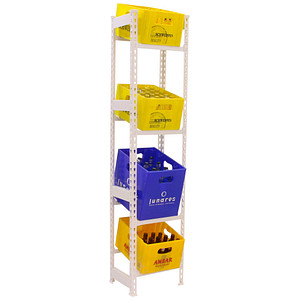 8425437087868 - Getränkekistenregal SIMONBOTTLE 4 8425437087868 weiß 400 x 300 x 2000 cm 8425437087868 Simonrack