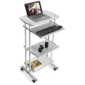 Rocada Computertisch, 126cm (H), 68x53cm (BxT), grau / grau 8427951522016 Rocada
