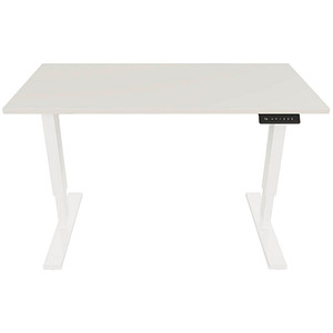 5020073990492 - E-StarterTech elektrisch höhenverstellbarer Schreibtisch lichtgrau rechteckig T-Fuß-Gestell weiß 1600 x 600 cm 5020073990492 5020073990492 - E-StarterTech elektrisch höhenverstellbarer Schreibtisch lichtgrau rechteckig T-Fuß-Gestell weiß 1600 x 600 cm 5020073990492
