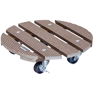 4001073419740 - Pflanzenroller WPC GH 0536 Kunststoff taupe rund 290 x 75 cm 4001073419740 WAGNER design yourself