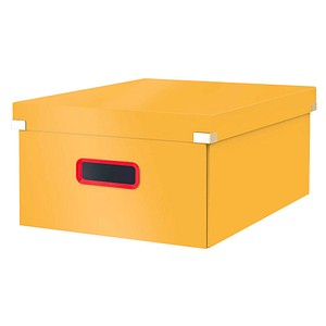 AKTION:  LEITZ Click & Store Cosy Aufbewahrungsbox 32,0 l gelb 36,9 x 48,2 x 20,0 cm mit Prämie nach Registrierung
