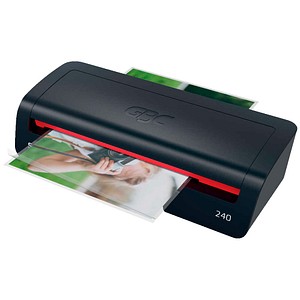 GBC 240 A4-Laminiergerät für das HomeOffice bis 125 Mikron, 2 Minunten Aufwärmzeit, 400mm/Min (45 Sek. pro Blatt), laminiert in Fotoqualität