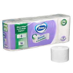 Zewa Toilettenpapier Smart 3-lagig, 8 Rollen