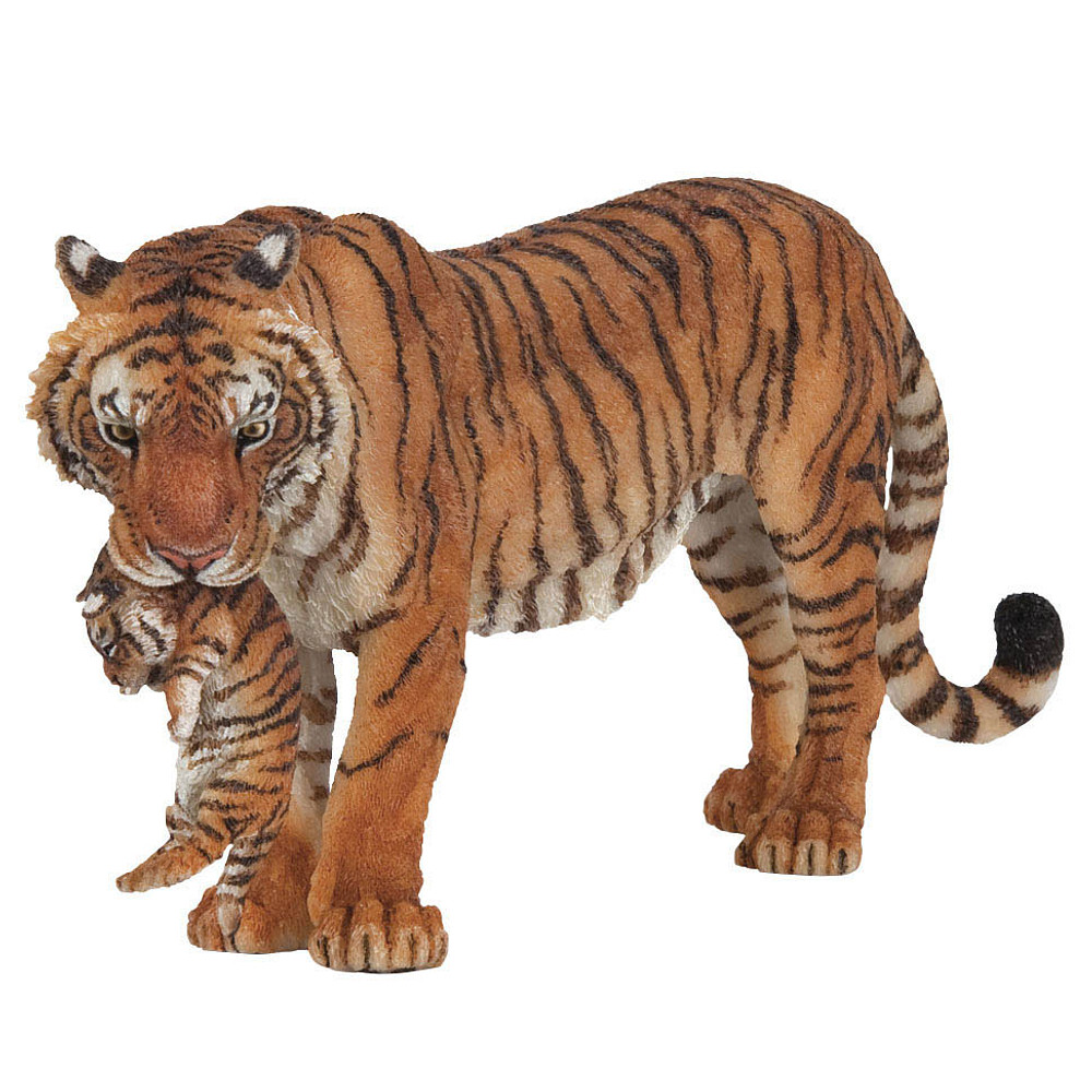 papo Wildtiere der Welt 50118 Tigerin mit Jungtier Spielfigur