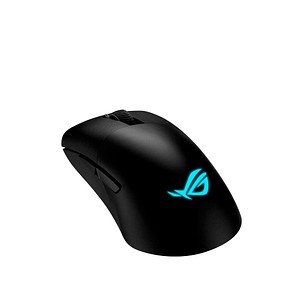 4711081762331 - Keris Wireless AimPoint Gaming-Maus Funk Bluetooth® USB Optisch Schwarz 5 Tasten Beleuchtet Wiederaufladbar