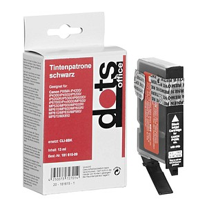 dots schwarz Tintenpatrone ersetzt Canon CLI-8 BK dots schwarz Tintenpatrone ersetzt Canon CLI-8 BK
