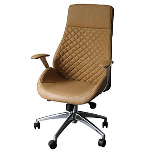 4061815507067 -  Bürostuhl Pantera high beige   chrom mit Armlehnen bis 110kg 4061815507067 Head