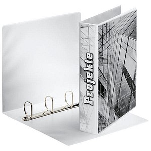10 Esselte Präsentationsringbücher 4-Ringe weiß 6,2 cm DIN A4