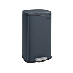 6955880305827 - Mülleimer für die Küche 30L Abfalleimer mit Pedal Treteimer mit Inneneimer aus Kunststoff Klappdeckel Softclose geruchsdicht und hygienisch