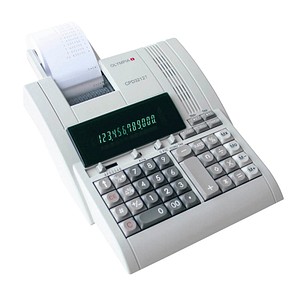 Tischrechner druckend CPD 3212T lichtgrau