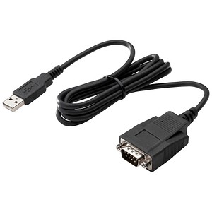 HP USB A/Seriell Kabel 1,2 m schwarz, 1 St.