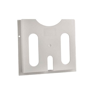4052301118195 - Schaltplantasche Eichner A4 V-Öffnung Fülltiefe 30 mm selbstklebend zum Anschrauben B 240 x T 30 x H 320 mm Polystyrol RAL 7035 25 Stück
