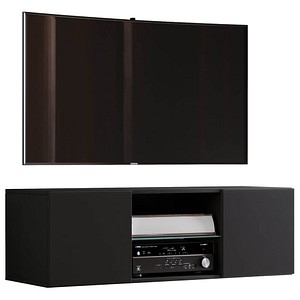 4051814357022 - TV Möbel Wandboard Lowboard hängend Maße H 40 x B 115 x T 36 cm Wandschrank - Jusa