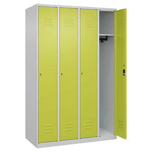 4067521364529 - Spind Classic Plus clowngrün lichtgrau 080000-40-S10019 4 Schließfächer 1200 x 500 x 1850 cm 4067521364529 C+P-Möbel