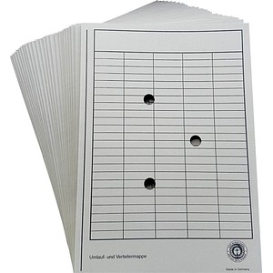 4018924822093 - Umlaufmappe aus Karton 250g mit Gitterdruck + Schaulöchern grau 4018924822093 HEAD