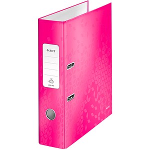 LEITZ Ordner pink Karton 8,0 cm DIN A4
