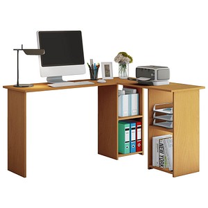 Lusias Schreibtisch buche rechteckig