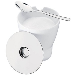 Zuckerdose Barista weiß