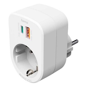 hama Steckdose mit USB-Anschluss, 1 St.