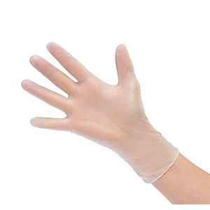 Ulith unisex Einmalhandschuhe transparent Größe L 100 St.