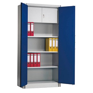 4025314210309 - Sicherheitsschrank 1170-100 Stahl abschließbar + feuerfest 4 OH 93 x 195 x 50 cm blau lichtgrau 4025314210309 C+P-Möbel 4025314210309 - Sicherheitsschrank 1170-100 Stahl abschließbar + feuerfest 4 OH 93 x 195 x 50 cm blau lichtgrau 4025314210309 C+P-Möbel