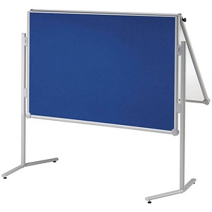 4002390024297 - Moderationstafel Pro 638 07 82 120x150cm Textil + Whiteboard (beidseitig) pinnbar klappbar beschreibbar magnetisch mit Ro 4002390024297 - Moderationstafel Pro 638 07 82 120x150cm Textil + Whiteboard (beidseitig) pinnbar klappbar beschreibbar magnetisch mit Ro