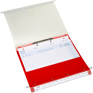 4052301018228 - Patienten-Dokumentations-Hängemappe 2-Ringe Click 2 Stationär rot Boden 25 cm 4052301018228 BOI
