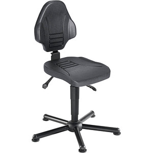 Mey Chair Arbeitsdrehstuhl W13-25-TG-PU, schwarz / schwarz, bis 250kg 4260046922346 Mey Chair