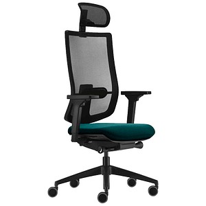 sedus Bürostuhl se:do pro light 2, AP-896/010 Stoff blau, Gestell schwarz