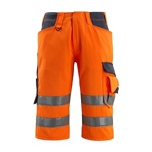 5711074300556 - Arbeitshose Luton Warnschutz Unisex hi-vis orange schwarzblau Größe 68 5711074300556 MASCOT