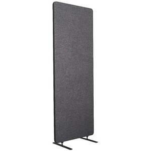 LUXOR Akustik-Trennwand, schiefergrau 61,0 x 168,0 cm, 1 St.