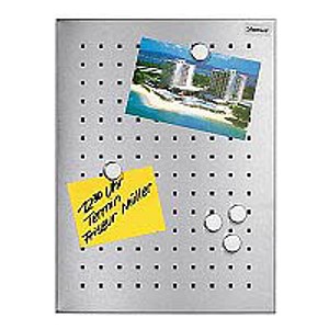 Magnettafel 75,0 x 115,0 cm silber