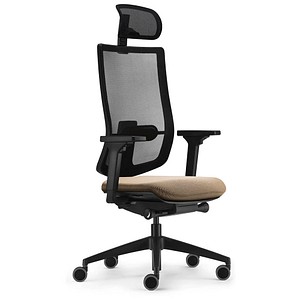 4049694007632 - Bürostuhl sedo pro light 2 creme schwarz   schwarz mit Armlehnen bis 130kg 4049694007632 Sedus