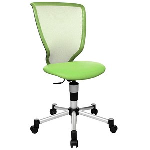 4014296724232 - Kinderdrehstuhl Titan Junior grün   silber bis 60kg 4014296724232 Topstar