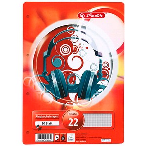 4006144574960 - Ringbucheinlagen 100050484 kariert A4 70g 4-fach-Lochung 4006144574960 50 Stück