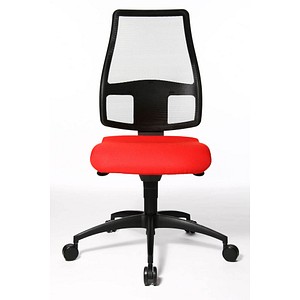 4014296035642 - Bürostuhl Syncro Net rot   schwarz bis 110kg 4014296035642 Topstar