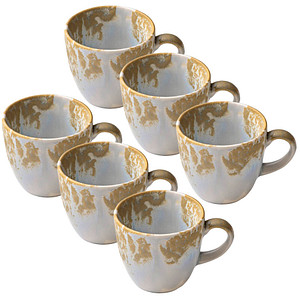 4029793461467 - 6 HEART & SOUL Kaffeetassen Perfect Match Breeze blau 008 l 4029793461467 HEART & SOUL 6 Stück