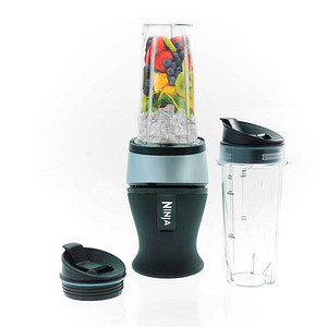 NINJA® QB3001EUS Smoothie-Maker schwarz/silber 700 W