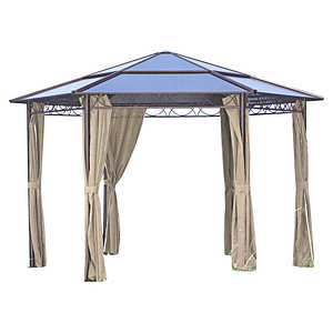 Garden Pleasure Pavillon SALMON 6-eckig, anthrazit, 1 St.