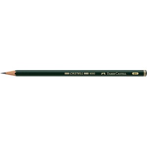 FABER-CASTELL 9000 Bleistift 6H grün, 1 St.