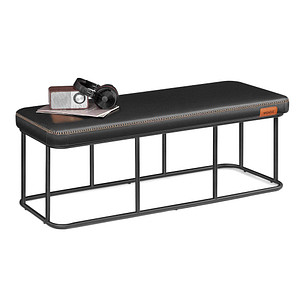 0194343170152 - Sitzbank LOM073B01 schwarz Kunstleder 1200 cm 0194343170152 VASAGLE