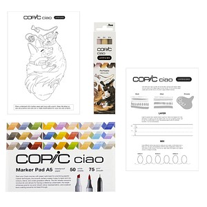 4013695268163 - Ciao 2D Pet Palette Starter Layoutmarker-Set farbsortiert 10 + 60 mm 1 Set 4013695268163 Copic