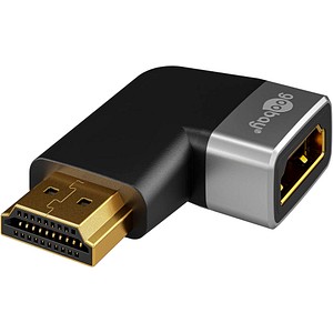 GOOBAY 72012 - Adapter HDMI Stecker/Buchse, 8K 60 Hz, 270° horizontal