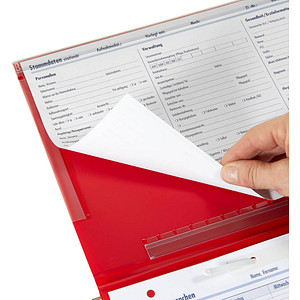 4052301022300 - Planettentasche Stan 1 Kunststoff rot 1 x kaufmännische Heftung 4052301022300 BOI