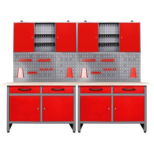 Klaus Werkbank-Set grau 240,0 x 60,0 cm