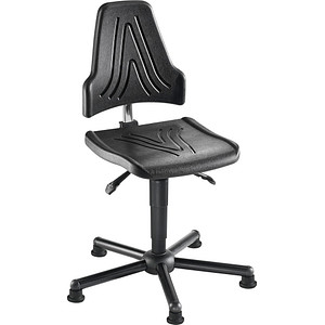 Mey Chair Arbeitsdrehstuhl W19-25-TG-PU ESD, schwarz / schwarz, bis 250kg 4260046925453 Mey Chair