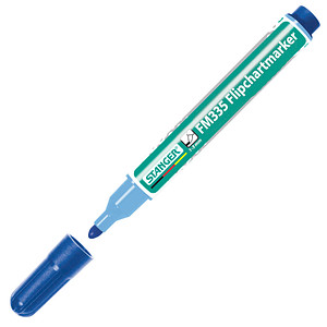 4011886014766 - Flipchart-Marker FM335 713001 Stift blau 1-3mm Rundspitze 4011886014766 Stanger