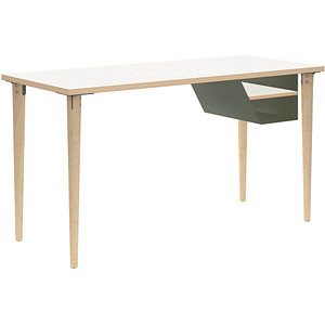 5020073841992 - Schreibtisch Poise POD1406W623 65-130cm (H) 140x60cm (BxT) rechteckig weiß eiche hell 5020073841992 Bisley 5020073841992 - Schreibtisch Poise POD1406W623 65-130cm (H) 140x60cm (BxT) rechteckig weiß eiche hell 5020073841992 Bisley