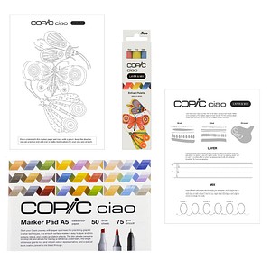 4013695268170 - Ciao 2D Brilliant Palette Starter Layoutmarker-Set farbsortiert 10 + 60 mm 1 Set 4013695268170 Copic
